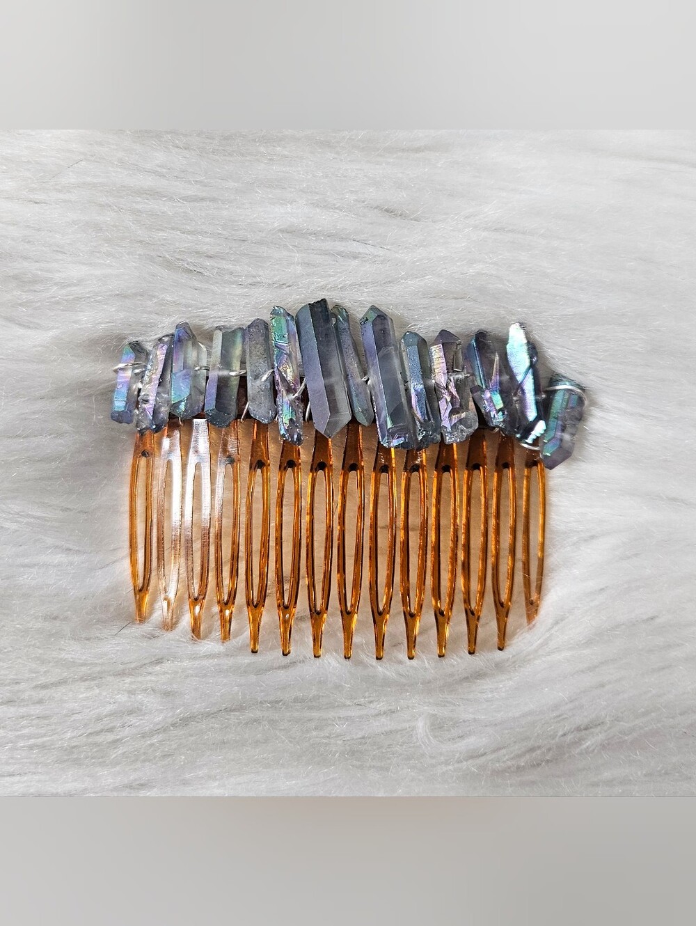 Gemstone Hair Comb